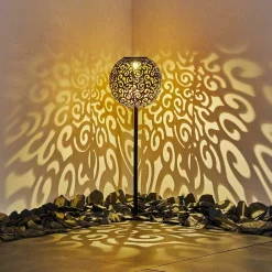 Lampe Solaire Paradiski Led Noir, 1 Lumiere