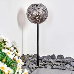 Lampe Solaire Paradiski Led Noir, 1 Lumiere