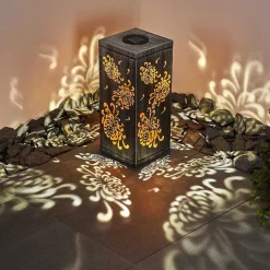 Lampe Solaire Parikia Led Argente, 1 Lumiere