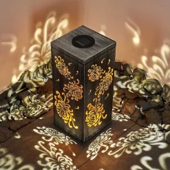 Lampe Solaire Parikia Led Argente, 1 Lumiere