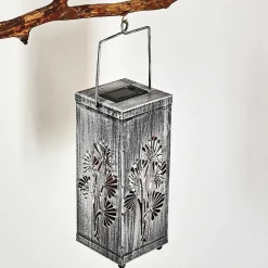 Lampe Solaire Parikia Led Cuivre, Argente, 1 Lumiere