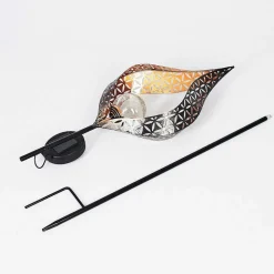 Lampe Solaire Rovinj Led Cuivre, Noir, 1 Lumiere