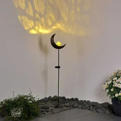 Lampe Solaire Rovinj Led Cuivre, Noir, 1 Lumiere