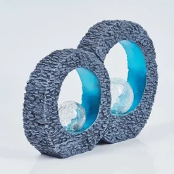 Lampe Solaire Siviri Led Bleu, Gris, Transparent, 1 Lumiere