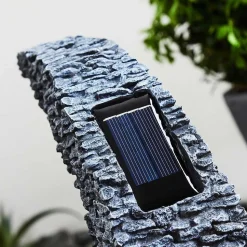 Lampe Solaire Siviri Led Or, Gris, 25 Lumieres