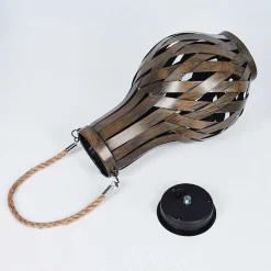 Lampe Solaire Soule Led Brun, 1 Lumiere