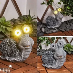 Lampe Solaire Sunderby Led Gris, Orange, 2 Lumieres