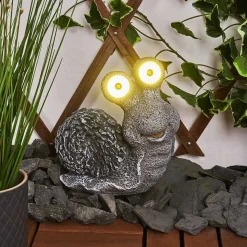 Lampe Solaire Sunderby Led Gris, Orange, 2 Lumieres