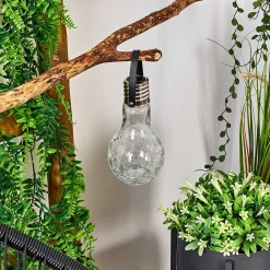 Lampe Solaire Tian Led Noir, 1 Lumiere