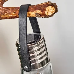 Lampe Solaire Tian Led Noir, 1 Lumiere