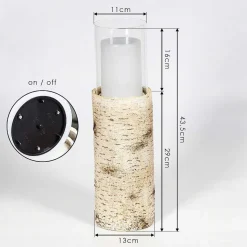 Lampe Solaire Tivedstorp Led Couleur Bois, 12 Lumieres