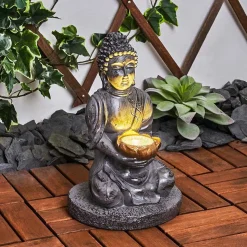 Lampe Solaire Valfurva Led Gris, Cuivre, 1 Lumiere