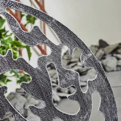 Lampe Solaires Mesan Led Noir, Argente, 1 Lumiere