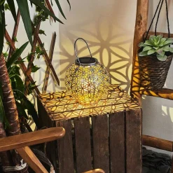 Lampe Solaires Moreland Led Cuivre, Noir, Argente, 1 Lumiere