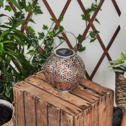 Lampe Solaires Moreland Led Cuivre, Noir, Argente, 1 Lumiere