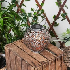 Lampe Solaires Moreland Led Cuivre, Noir, Argente, 1 Lumiere