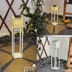 Lampe Solaires Quarrata Led Blanc, 1 Lumiere