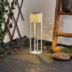 Lampe Solaires Quarrata Led Blanc, 1 Lumiere