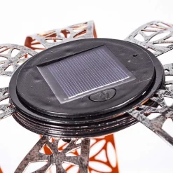 Lampe Solaires Wasalea Led Bronze, Noir, Argente, 1 Lumiere