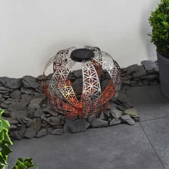 Lampe Solaires Wasalea Led Bronze, Noir, Argente, 1 Lumiere