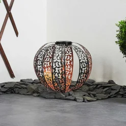 Lampe Solaires Wasalea Led Bronze, Noir, Argente, 1 Lumiere