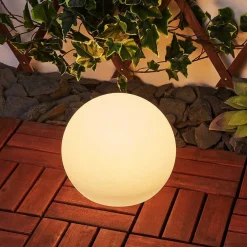 Lampe Solaires Ykullen Led Noir, 1 Lumiere, Telecommandes, Changeur De Couleurs