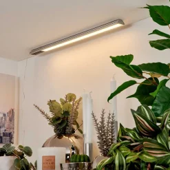 Lampes Pour Bandeaux Raivo Led Noir, Argente, 1 Lumiere, Telecommandes, Changeur De Couleurs