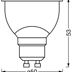 Ledvance Sun@Home Led Gu10 4,9 Watt 2200-5000 Kelvin 268 Lumen