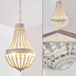 Lustre Ararat Blanc, 3 Lumieres