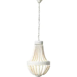 Lustre Brilliant Liba Blanc, 3 Lumieres