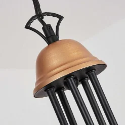 Lustre Cassague Noir, 5 Lumieres