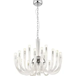 Lustre Globo Akko Chrome, 18 Lumieres