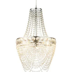 Lustre Globo Stromboli Chrome, Clair, 3 Lumieres