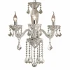 Lustre Ideal Lux Tiepolo Chrome, Aspect Cristal, 3 Lumieres