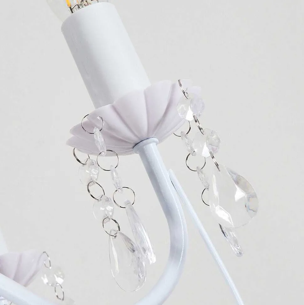 Lustre Ksim Blanc, 5 Lumieres