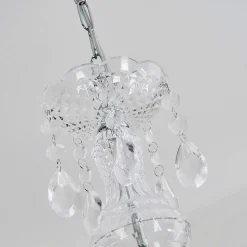 Lustre Malmback Chrome, Transparent, 6 Lumieres