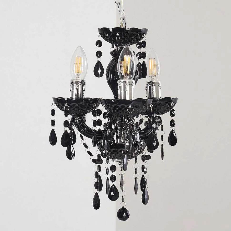 Lustre Malmback Noir, 3 Lumieres