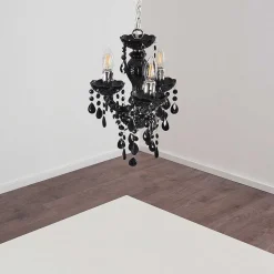 Lustre Malmback Noir, 3 Lumieres