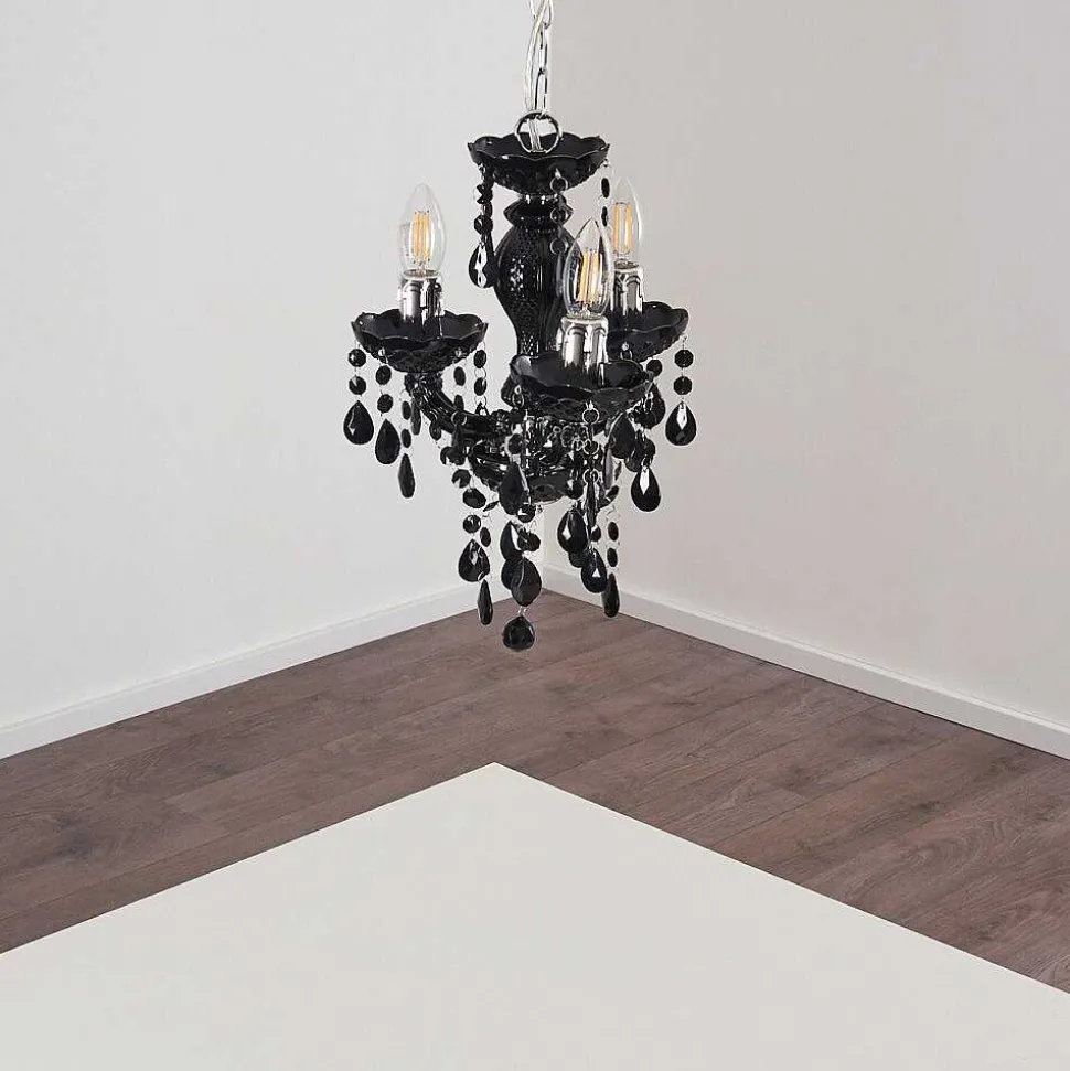 Lustre Malmback Noir, 3 Lumieres