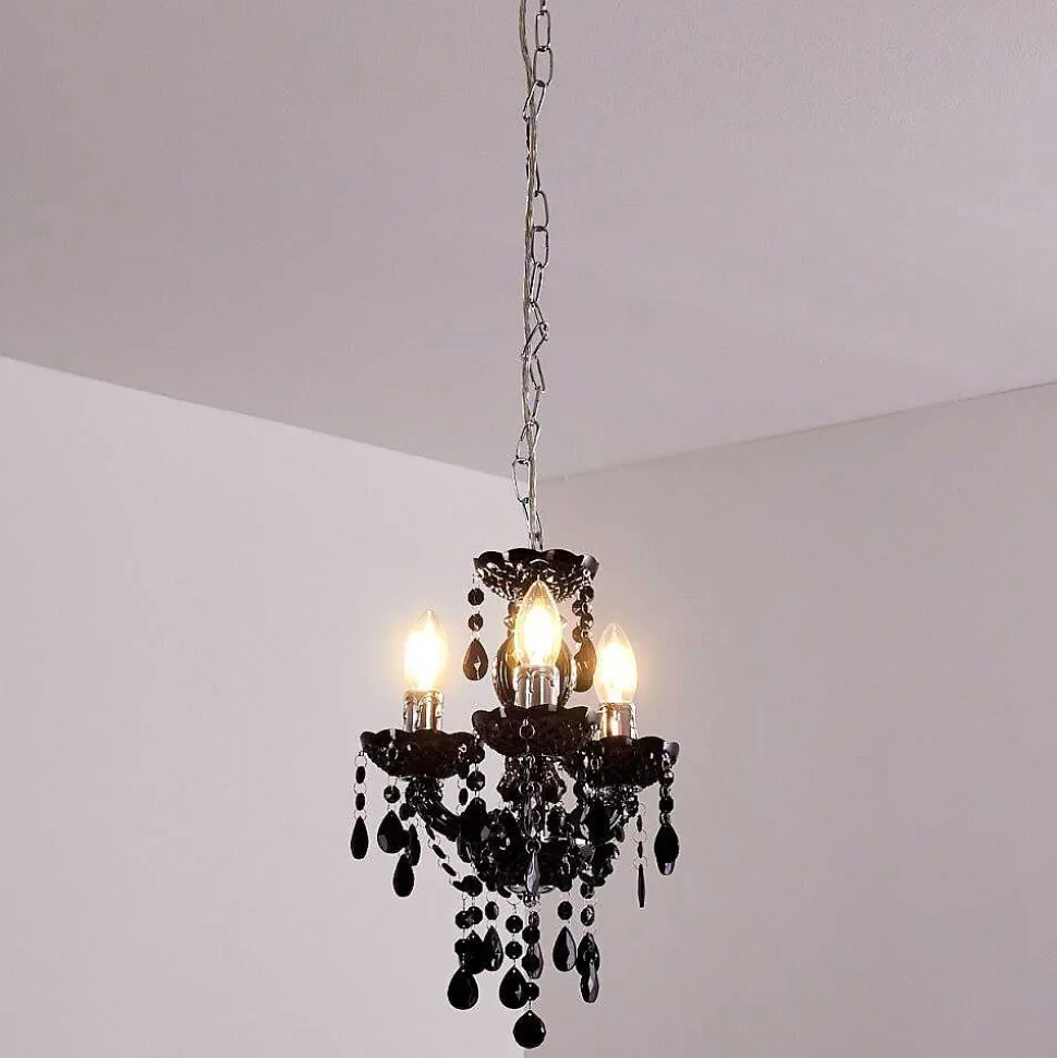 Lustre Malmback Noir, 3 Lumieres