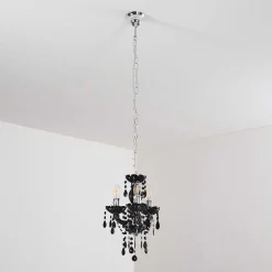 Lustre Malmback Noir, 3 Lumieres
