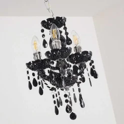 Lustre Malmback Noir, 3 Lumieres