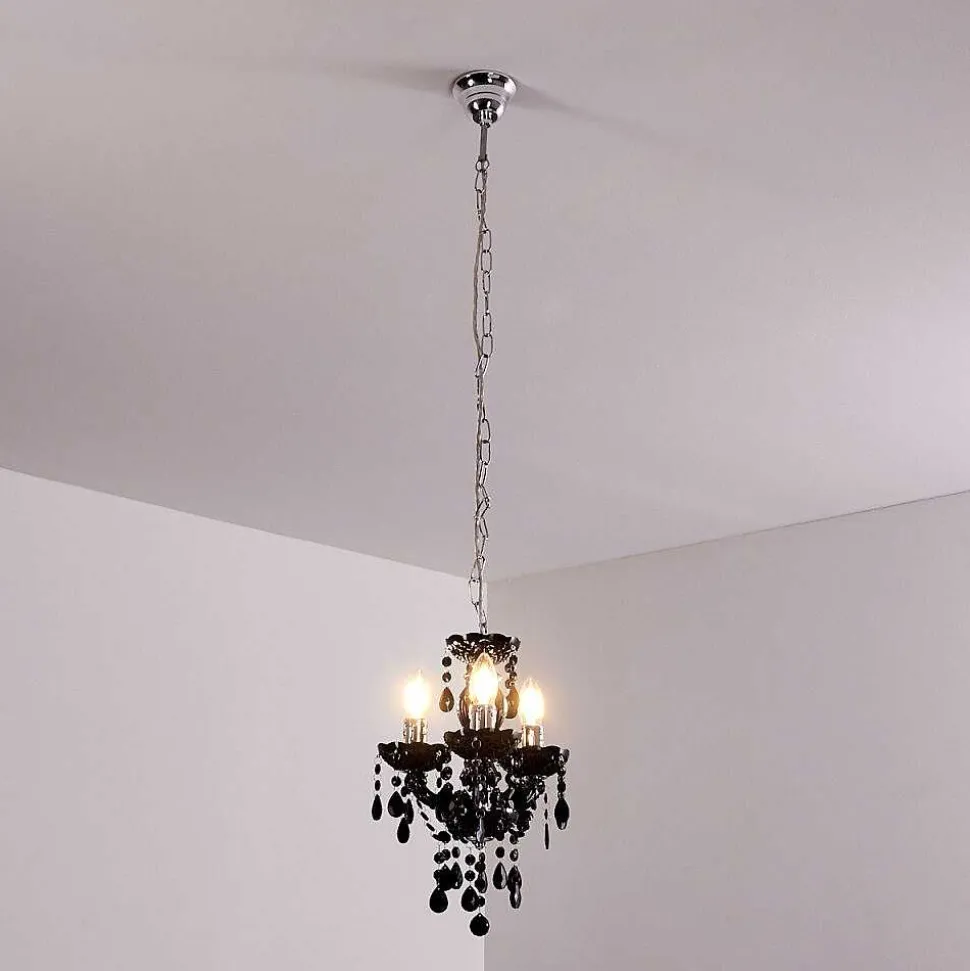 Lustre Malmback Noir, 3 Lumieres