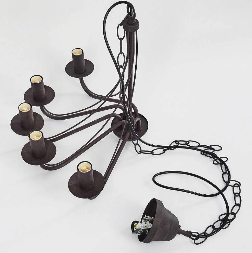 Lustre Oulandou Noir, 5 Lumieres