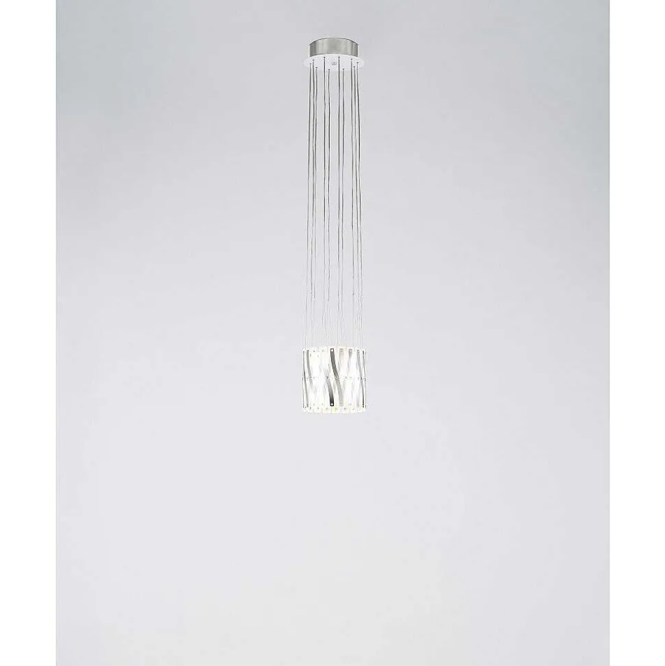 Lustre Serien Lighting Zoom Led Acier Inoxydable, 1 Lumiere