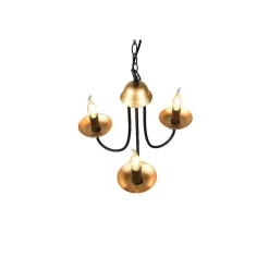 Lustre Trio Livia Noir, 3 Lumieres
