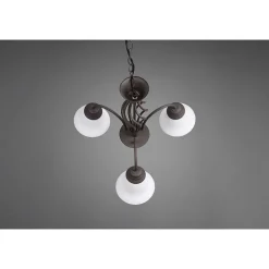 Lustre Trio-Leuchten Rustica Rouille, 3 Lumieres