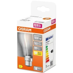 Osram Classic A Led B22D 11 Watt 2700 Kelvin 1521 Lumen
