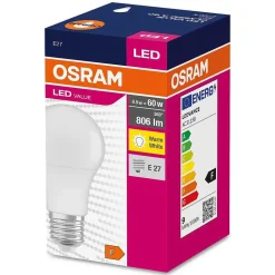 Osram Classic A Led E27 8,5 Watt 2700 Kelvin 806 Lumen
