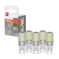 Osram Led Base Pin Lot De 5 Led G9 4,2 Watt 2700 Kelvin 470 Lumen